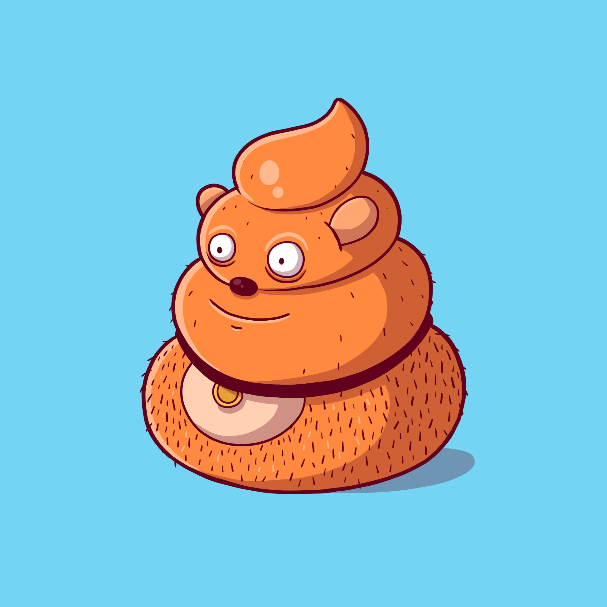 Teddy Poopy - Camiseta clásica unisex